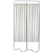 OMNIMED 2 Section Beamatic Privacy Screen with Fabric Panels, Frost 153052-45